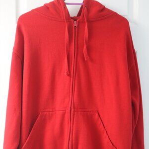 Red Zip Up Hoodie